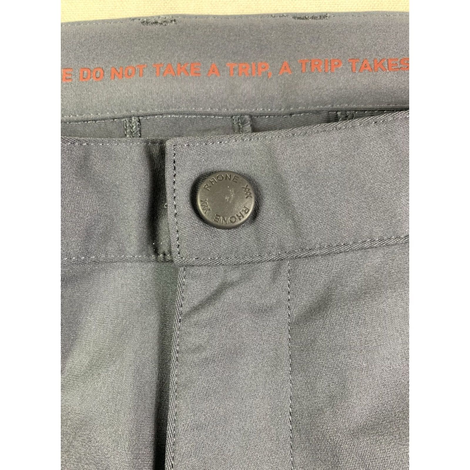 Rhone Rhone Pants Mens Gray Performance Travel Golf Casual Chino Tech 38x27 Size US 38 / EU 54 - 6 Thumbnail