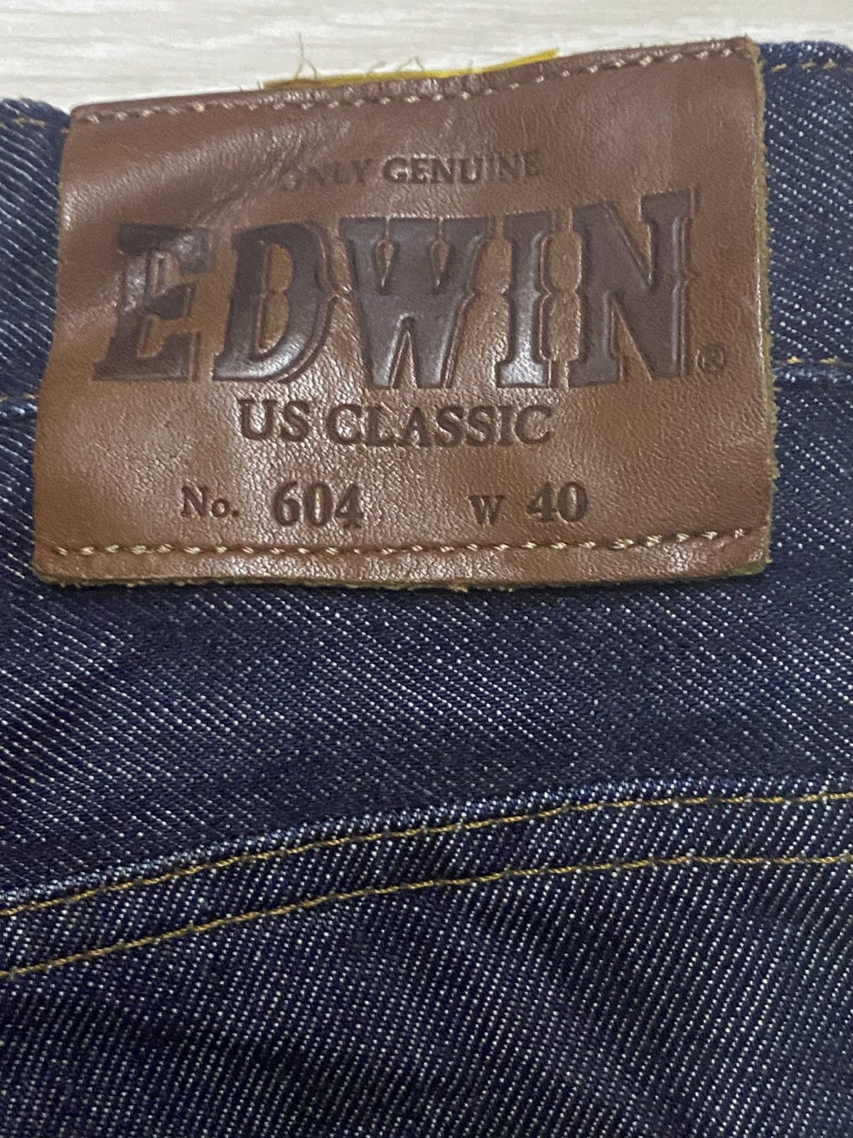 Edwin W40 Edwin Us Classic Navy Blue Distressed Jeans Size US 40 / EU 56 - 12 Thumbnail