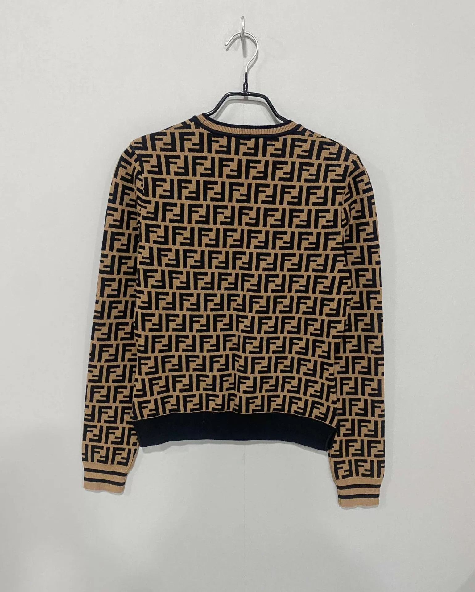 Fendi FENDI FF Monogram AOP Knit Top Size 40 Size S / US 4 / IT 40 - 3 Thumbnail