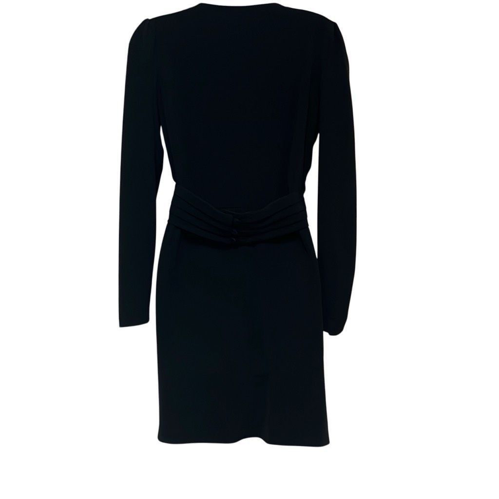 Other Rimini Womens 6 Black Vintage 1980s Mini Cocktail Dress Deep Size M / US 6-8 / IT 42-44 - 2 Thumbnail