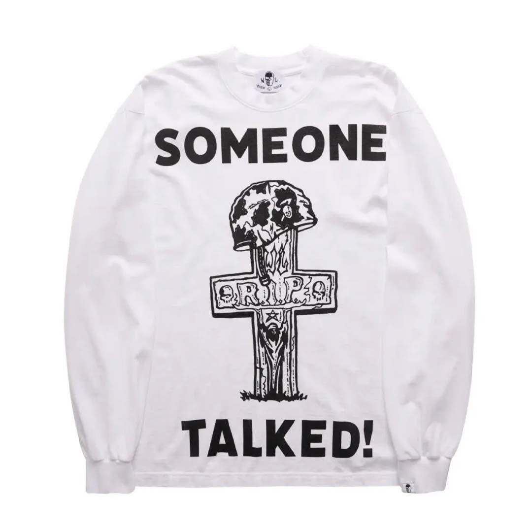 Warren Lotas Someone Talked Long Sleeve White Size US L / EU 52-54 / 3 - 1 Preview