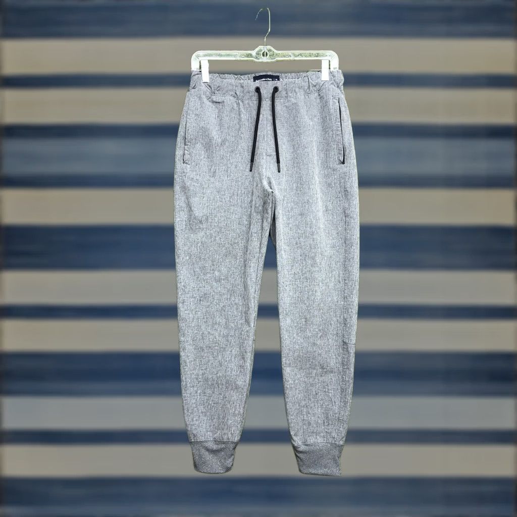 Abercrombie & Fitch Abercrombie & Fitch Tech Joggers Mens XS Grey Pants Drawstring Performance Jogger Shorts Pants? Size US 27 - 1 Thumbnail
