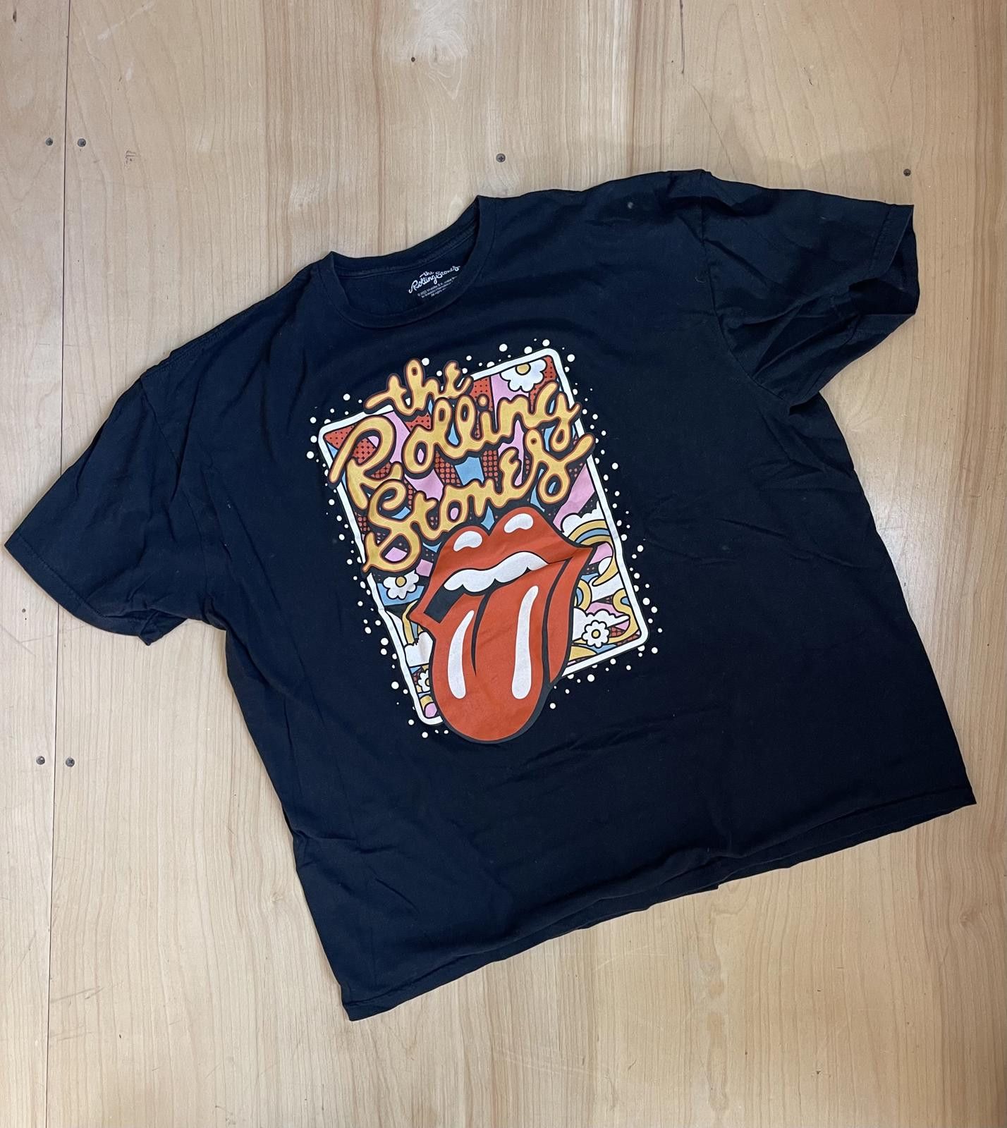 The Rolling Stones Rolling Stones Short Sleeve T-Shirt Mens 3XL Graphic Black Size US XXL / EU 58 / 5 - 2 Thumbnail