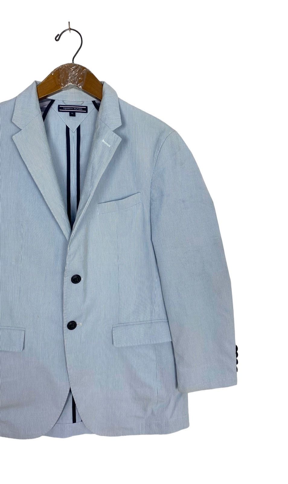 Tommy Hilfiger Rare‼️ Tommy Hilfiger Stripe Blazer Size 40S - 4 Thumbnail
