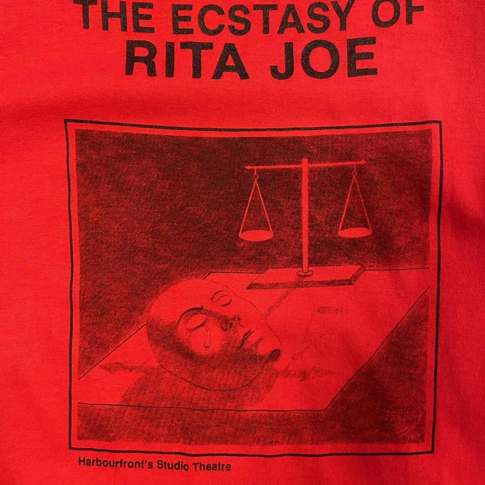 Vintage 1980s The Ecstasy of Rita Joe Art Tee Size US M / EU 48-50 / 2 - 2 Thumbnail