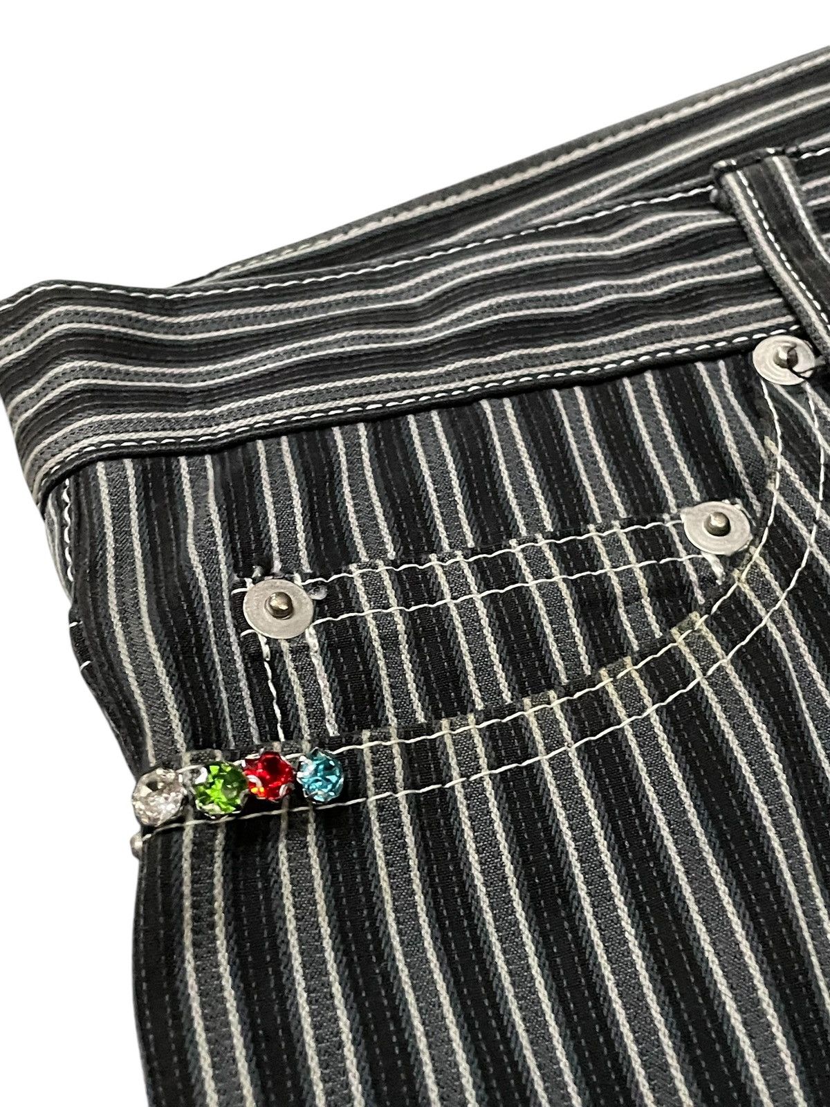 Kapital × Tornado Mart Tornado Mart Gemstone Stud Snake Skin Jacquard Flare Pants Size US 30 / EU 46 - 11 Thumbnail
