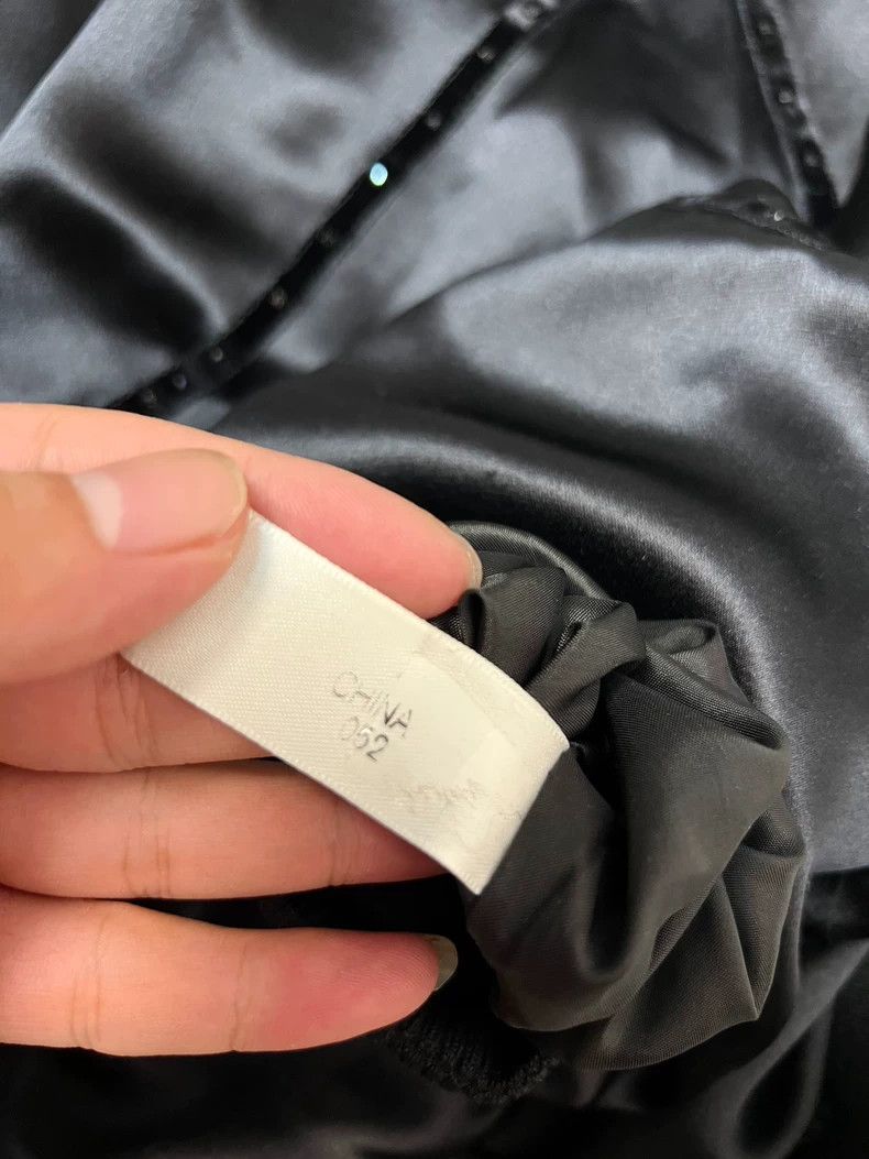 Saint Laurent Paris Saint Laurent Paris Black rhinestone silk jacket Size US S / EU 44-46 / 1 - 8 Thumbnail