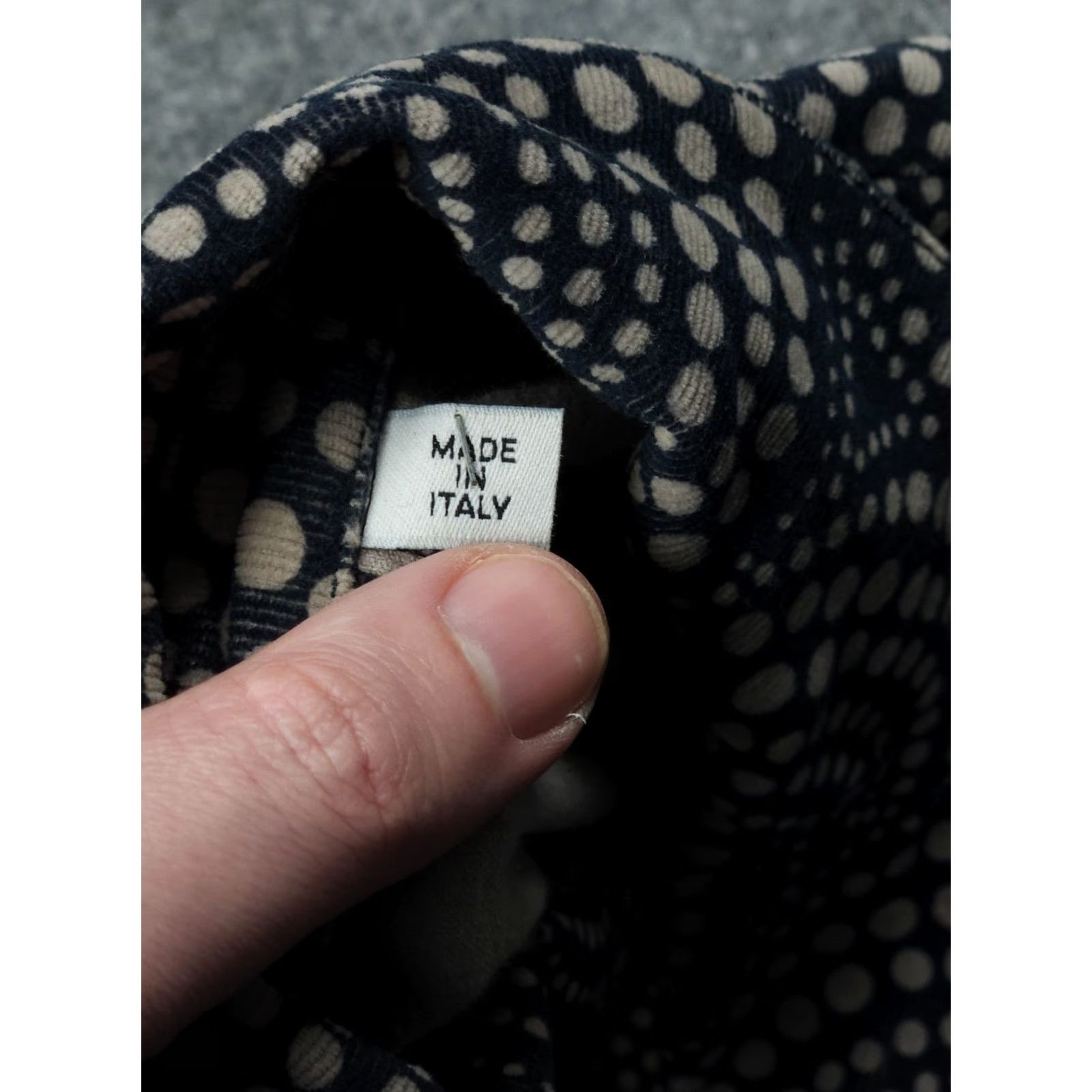 Max Mara Max Mara Blazer Jacket Women's 8 Blue White Geometric AOP Swirl Cotton Corduroy Button Two-Button Suit Style Ballpark? Size M / US 6-8 / IT 42-44 - 6 Thumbnail