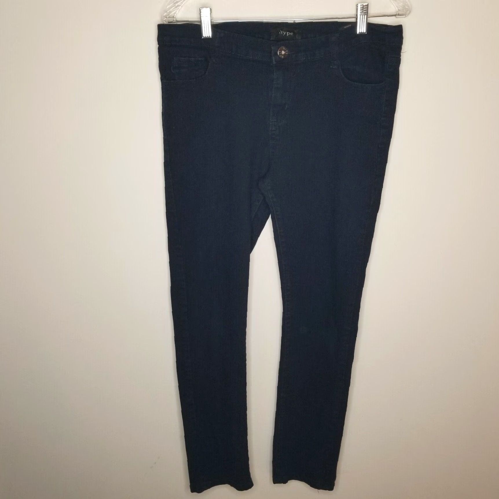 Vintage Hype Womens Jeans Jeggings Blue Size 11, Regular, Womens, 11, Blue Jean Jeggings Size 32" / US 10 / IT 46 - 2 Thumbnail