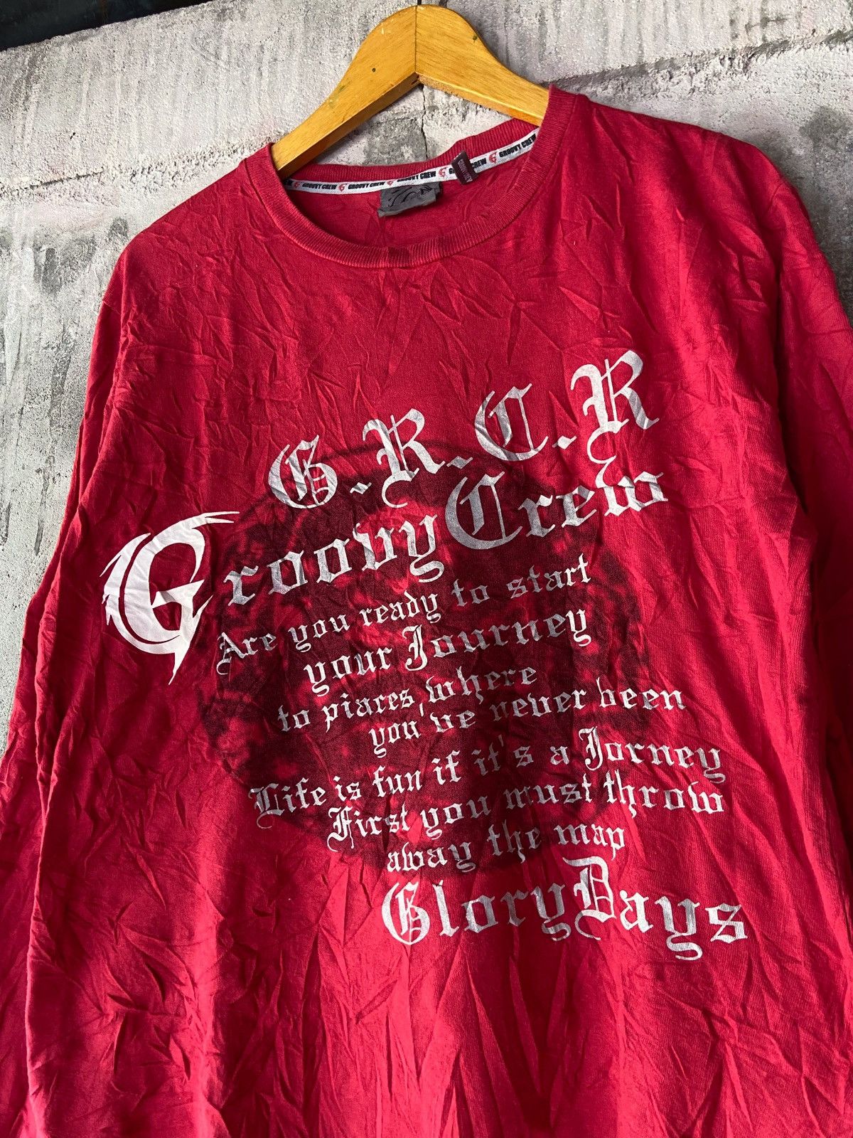 Beauty Beast × Hysteric Glamour × Japanese Brand GROOVY CREW START YOUR JOURNEY LONG SLEEVE Size US M / EU 48-50 / 2 - 4 Thumbnail