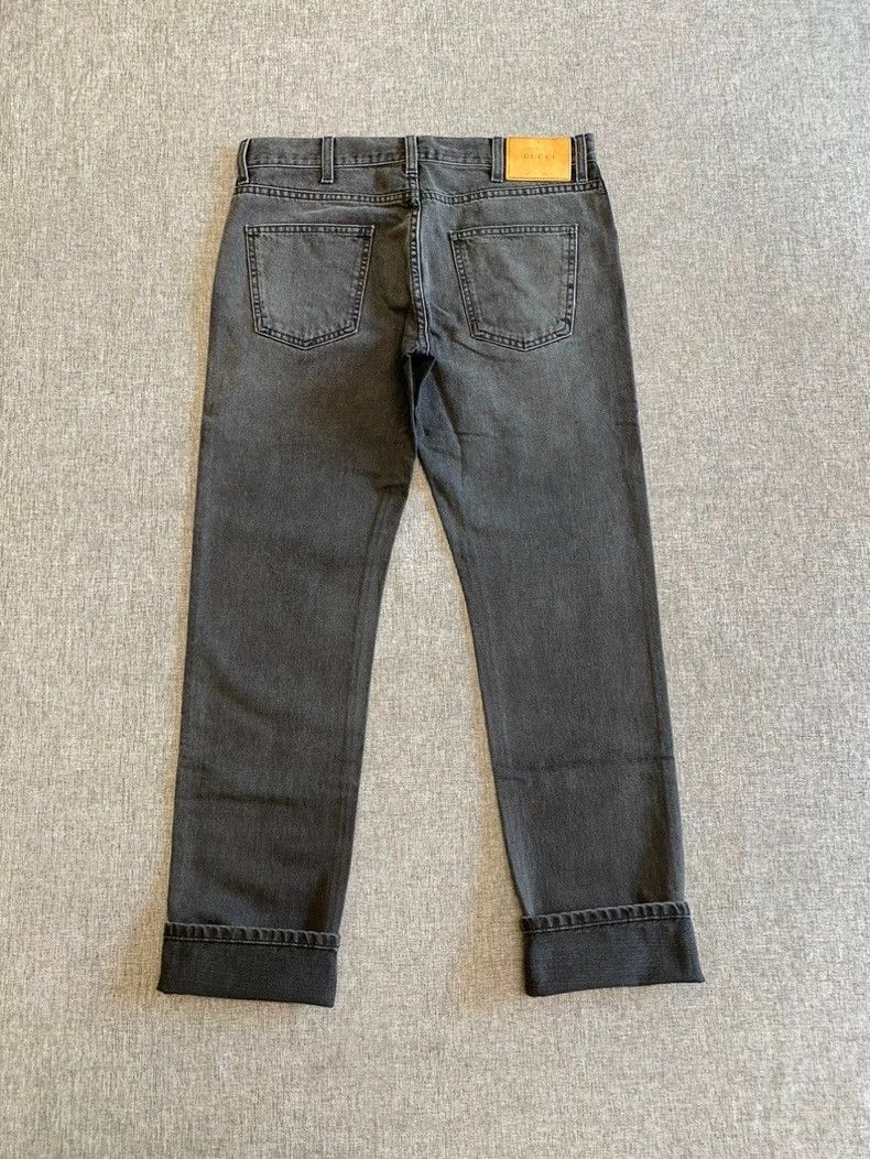 Gucci Gucci Men's Dark Gray Denim Pants-2506 Size US 32 / EU 48 - 2 Thumbnail