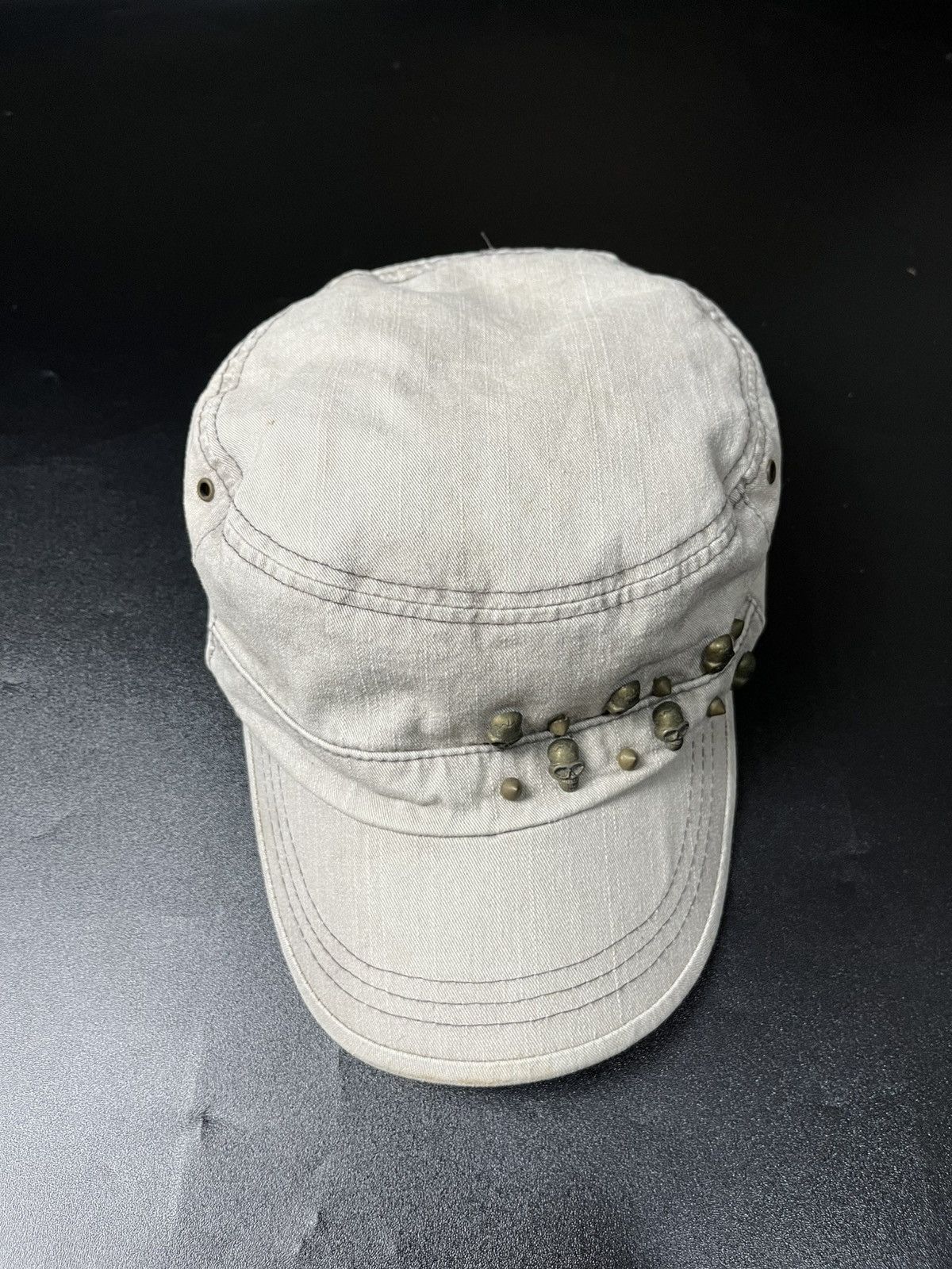If Six Was Nine × Japanese Brand × Le Grande Bleu (L.G.B.) Japanese Comando hat Skulls gothic Size ONE SIZE - 3 Thumbnail