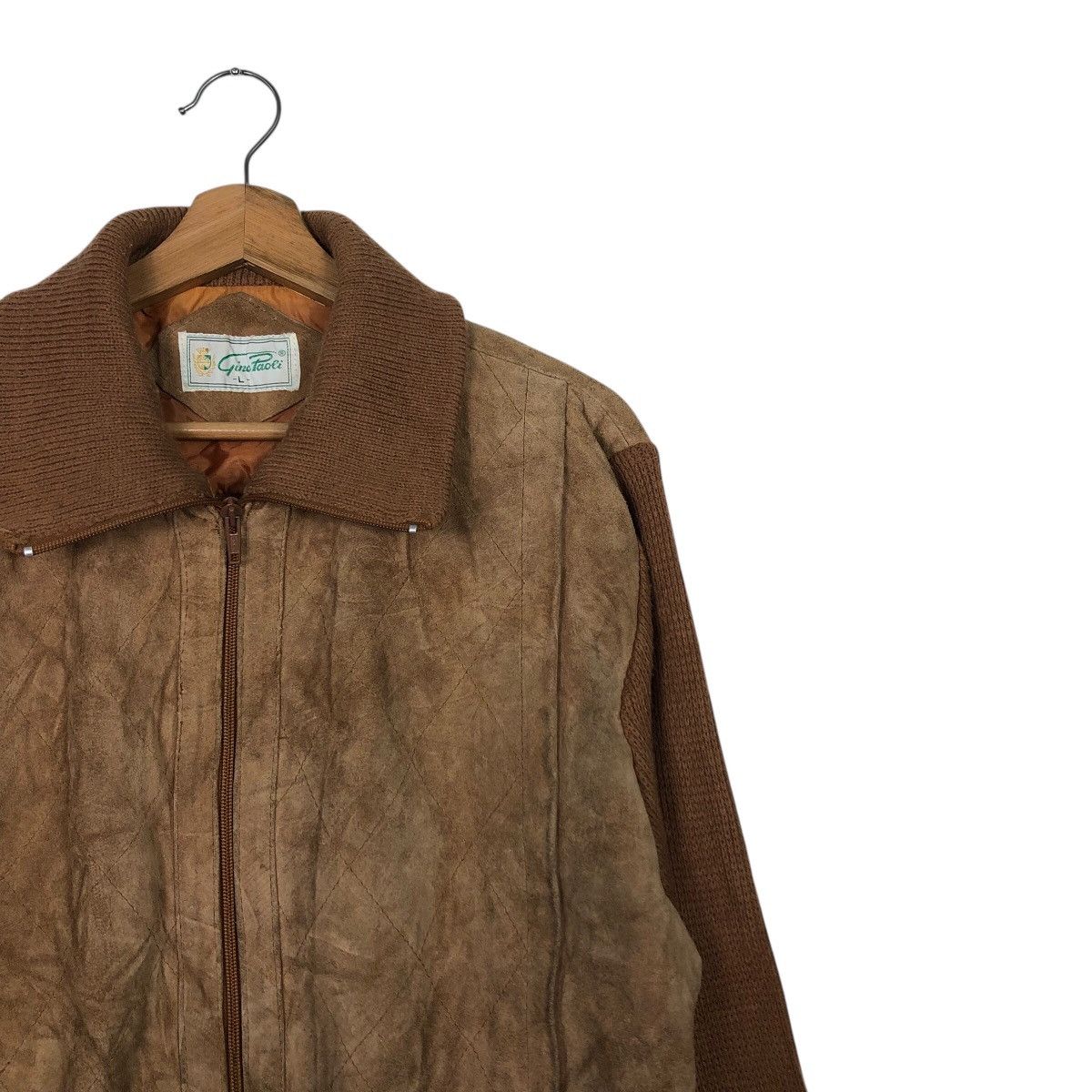 Japanese Brand 📌Vintage Biker Leather Jacket Gino Paoli Issey Miyake Size US L / EU 52-54 / 3 - 7 Thumbnail