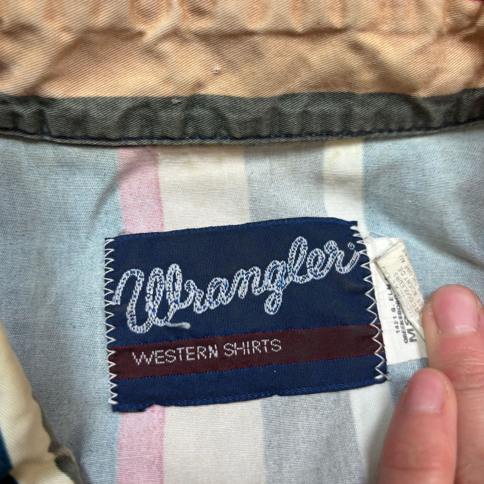 Vintage × Wrangler Vintage Wrangler Western Shirts Pearl Snap Button Up Mens XL Size US XL / EU 56 / 4 - 4 Thumbnail