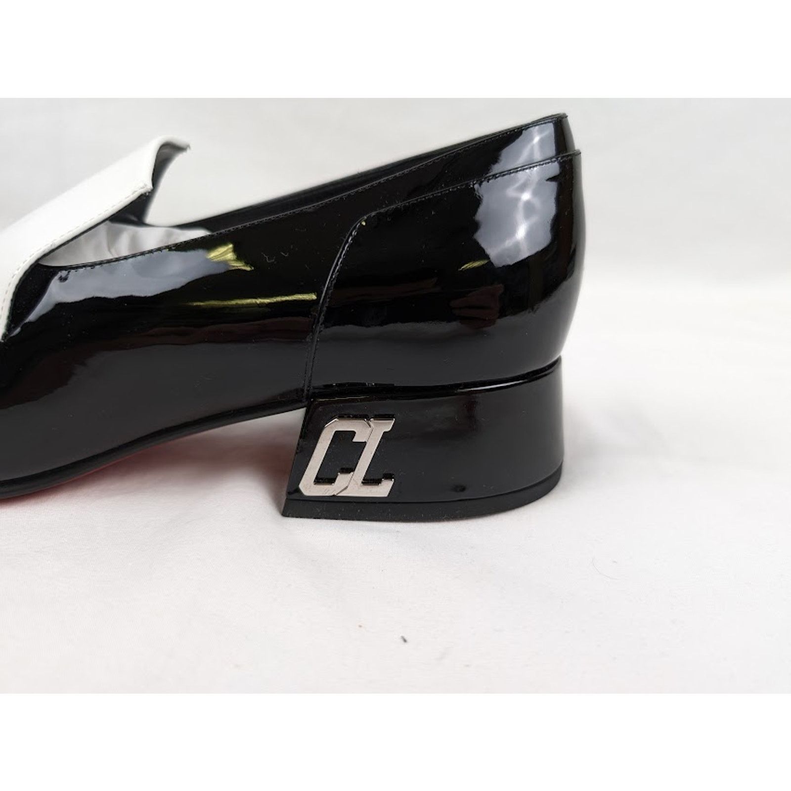 Christian Louboutin o1rshd1 Aiglon 30 Shoes in White / Black Size US 9.5 / EU 42-43 - 10 Thumbnail