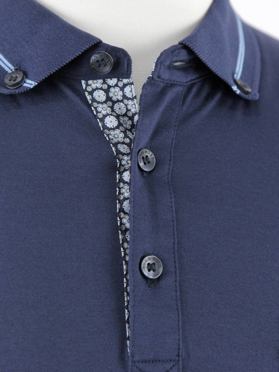 Hugo Boss HUGO BOSS Blue Regular Shirt Size US M / EU 48-50 / 2 - 5 Thumbnail
