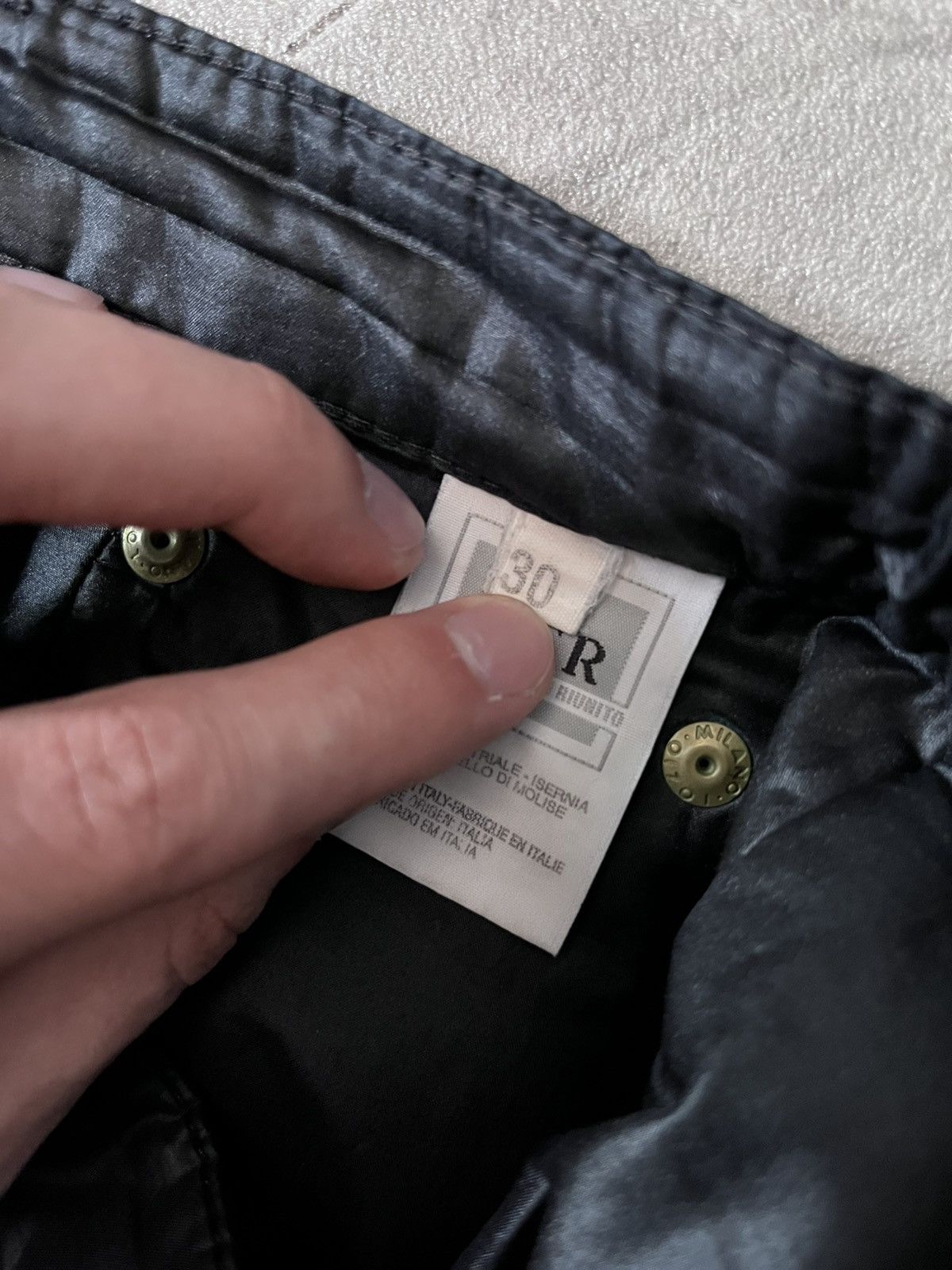 Helmut Lang Helmut Lang 1997 nylon black pants archival Size US 30 / EU 46 - 23 Thumbnail