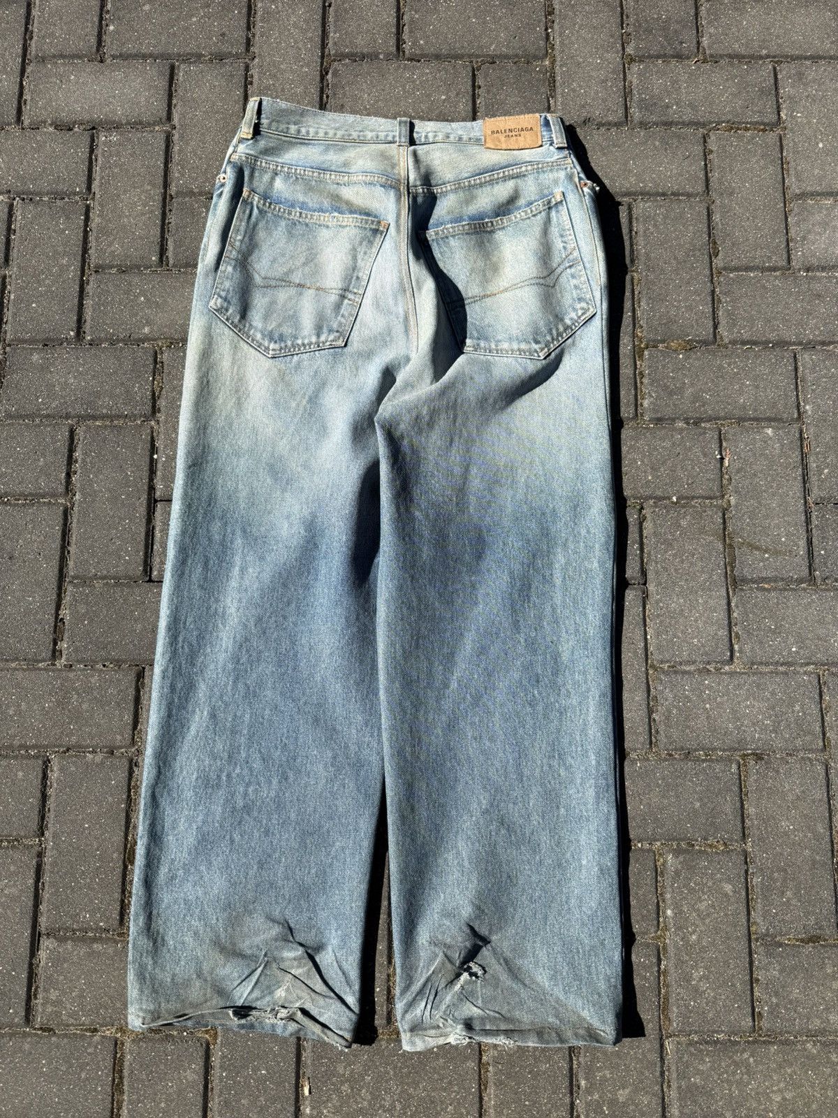 Balenciaga Balenciaga Waxed Baggy Denim Size US 32 / EU 48 - 4 Thumbnail