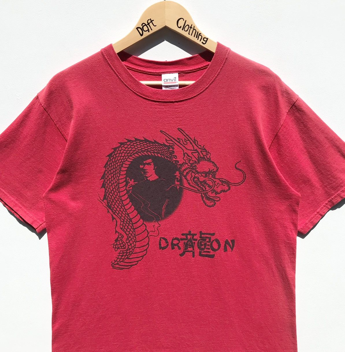 Vintage Y2K Vintage Bruce Lee Woo Dragon Movie Tee SunFaded Size US M / EU 48-50 / 2 - 5 Thumbnail