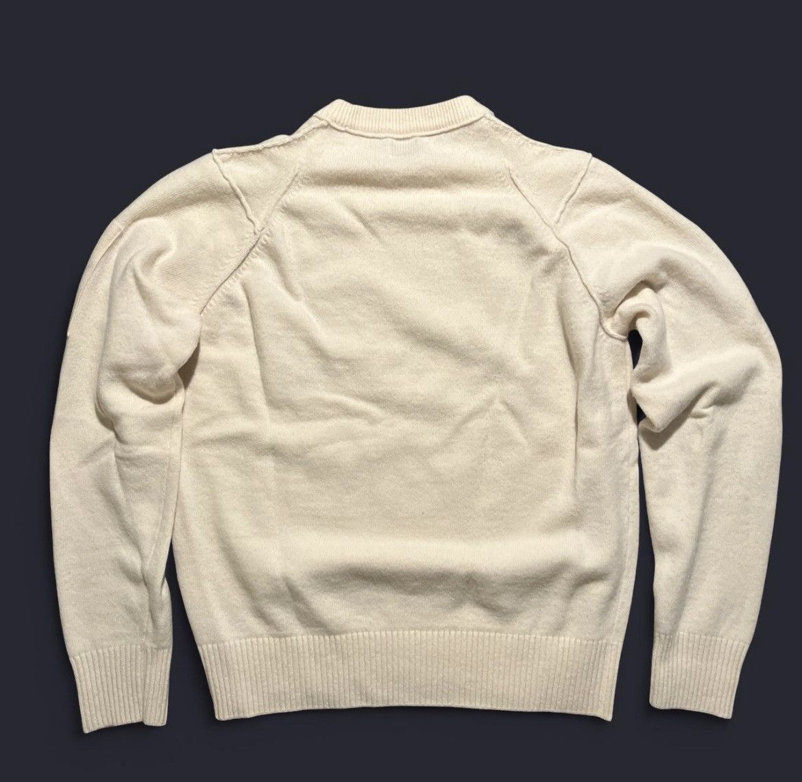 C.P. Company C.P company white/beige wool sweater Size US XL / EU 56 / 4 - 2 Thumbnail