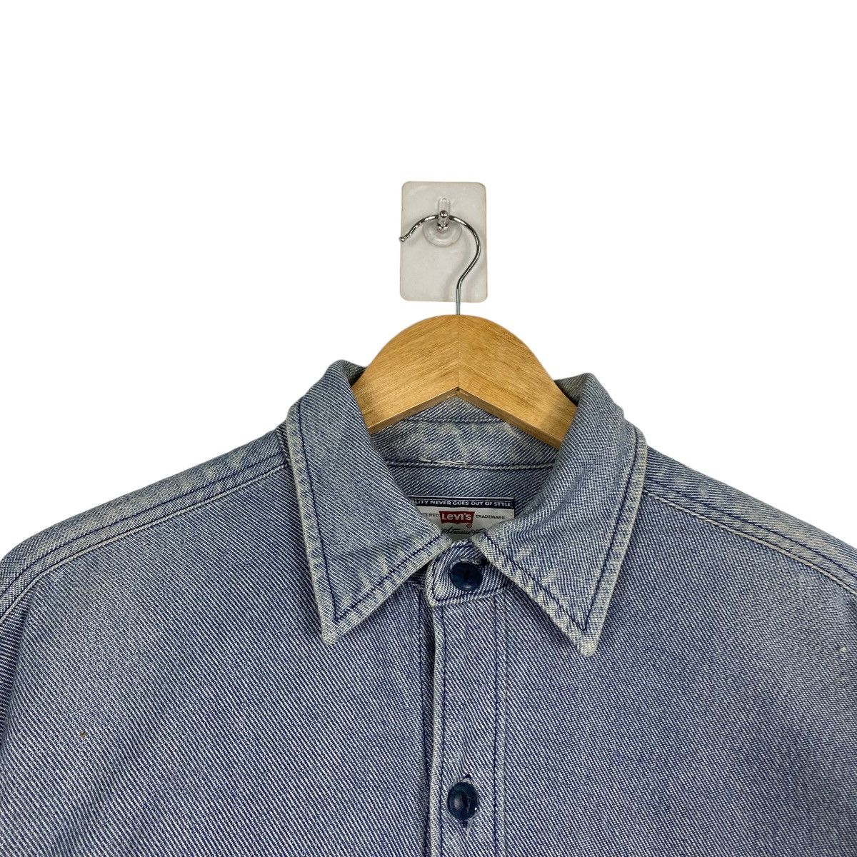 Levi's Levis Faded Blue Button Shirts Size US L / EU 52-54 / 3 - 4 Thumbnail