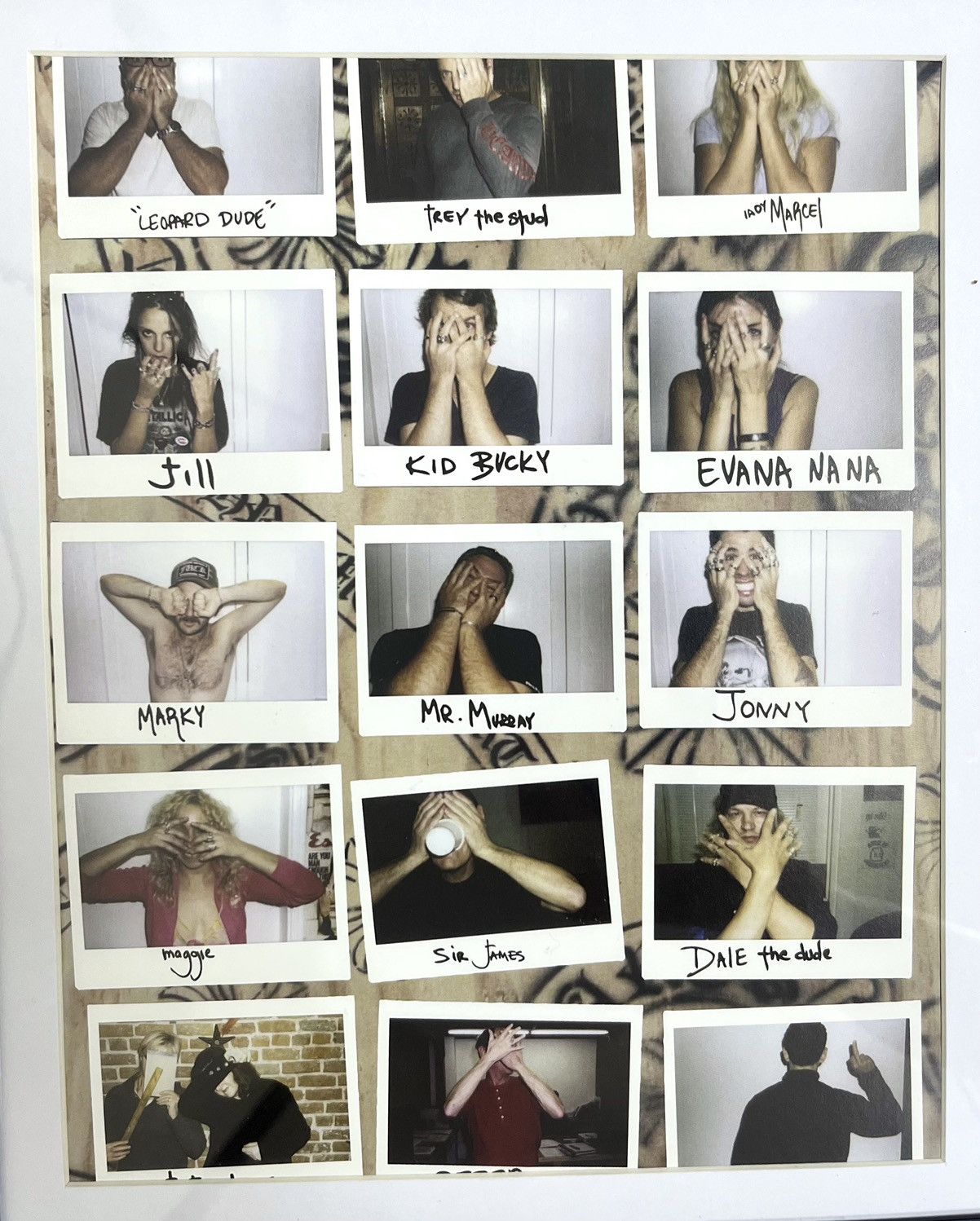 Chrome Hearts × Vintage Chrome Hearts faces 9x11 Framed magazine cutout poster Size ONE SIZE - 2 Thumbnail