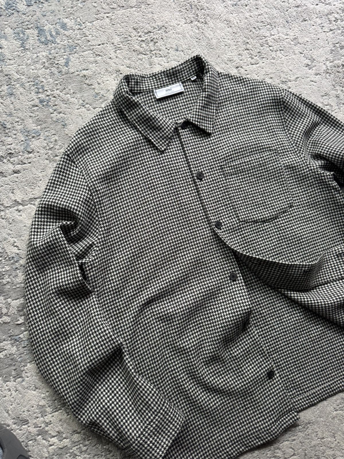 AMI Ami Houndstooth overshirt Size M/L Size US M / EU 48-50 / 2 - 5 Thumbnail