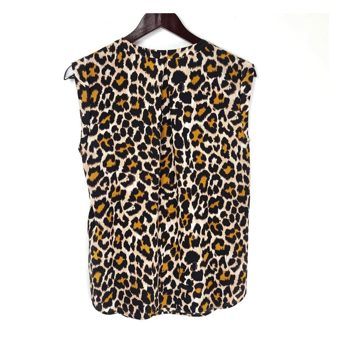 J.Crew J. Crew pleated leopard shell top Size 4 Size S / US 4 / IT 40 - 2 Thumbnail