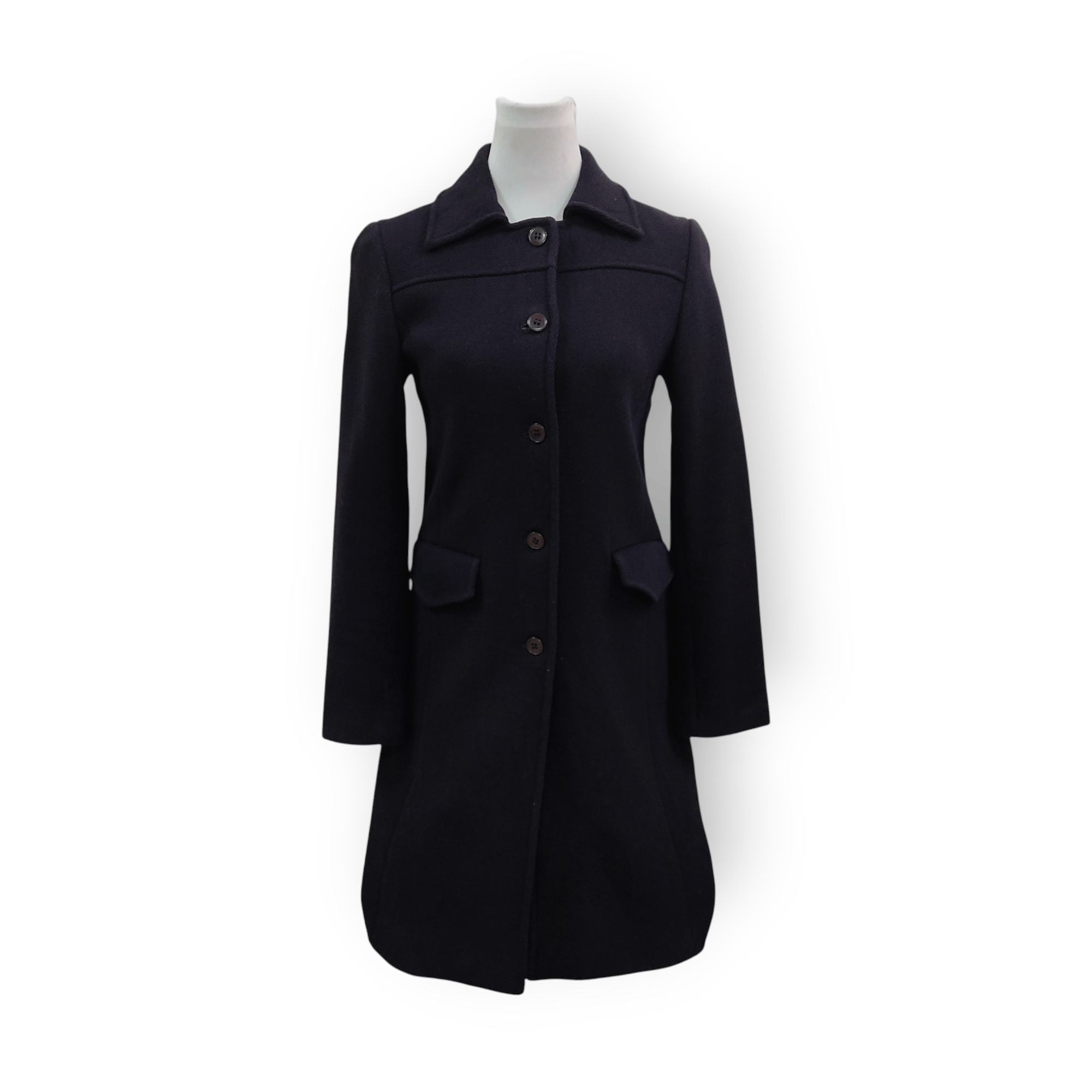 Miu Miu Miu Miu Wool Blend Flap Pockets Trench Coat Jacket Size S / US 4 / IT 40 - 2 Thumbnail