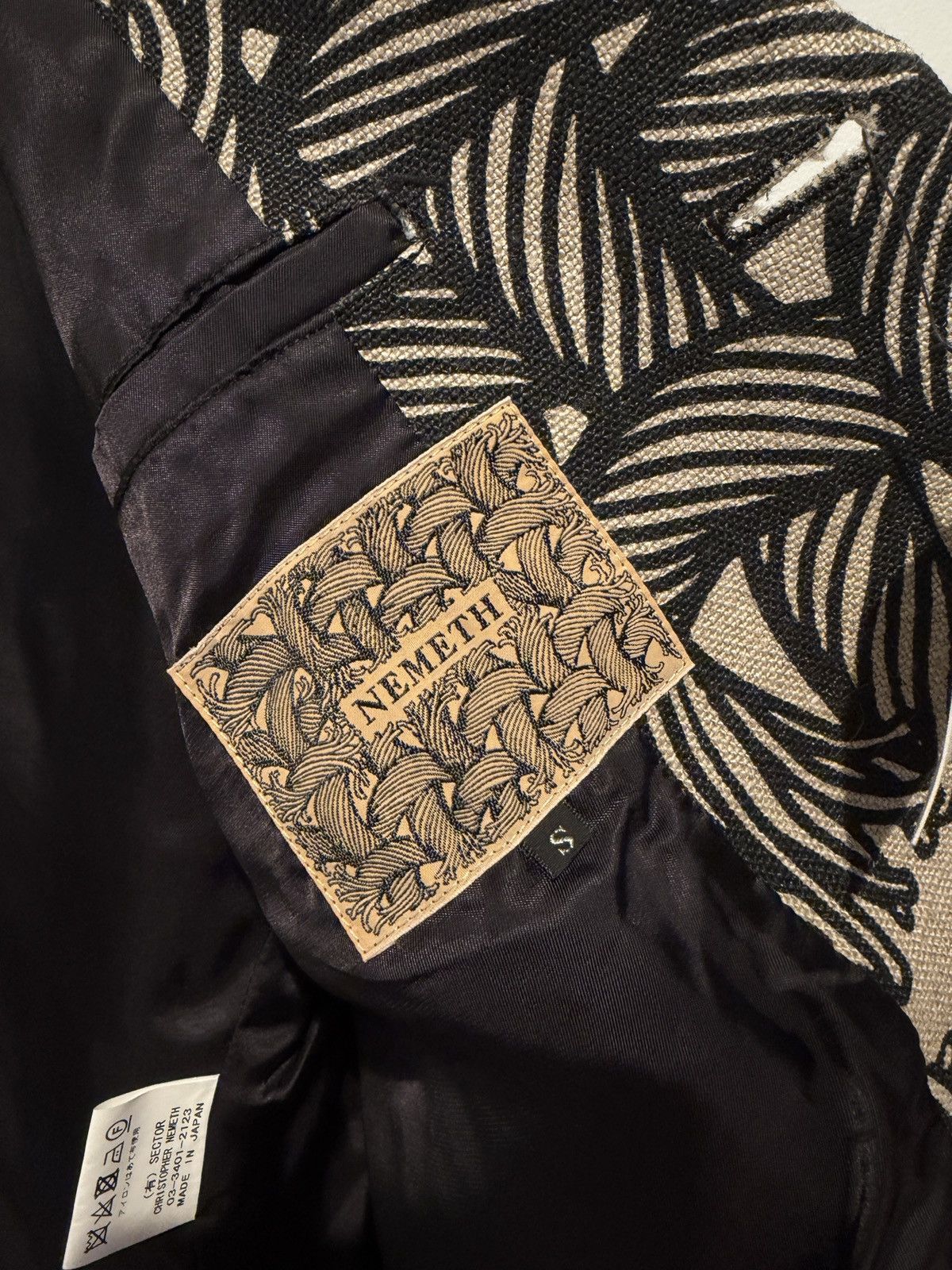 Christopher Nemeth Christopher Nemeth Jacket 5180-Isle Rope Print-Natural Size US S / EU 44-46 / 1 - 4 Thumbnail