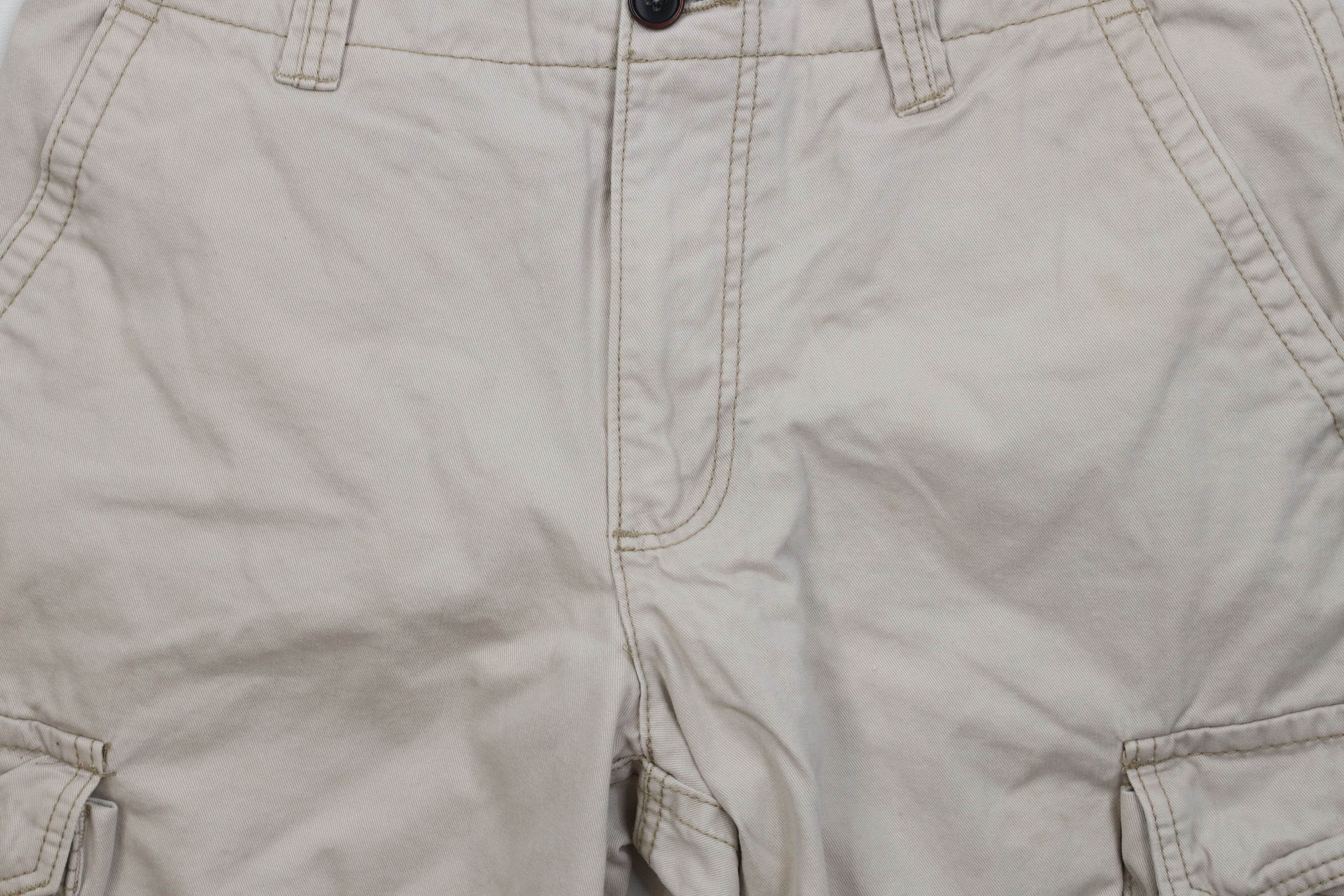 Aeropostale Vintage Y2K Aeropostale Heavyweight Cargo Shorts Beige Size US 32 / EU 48 - 3 Thumbnail