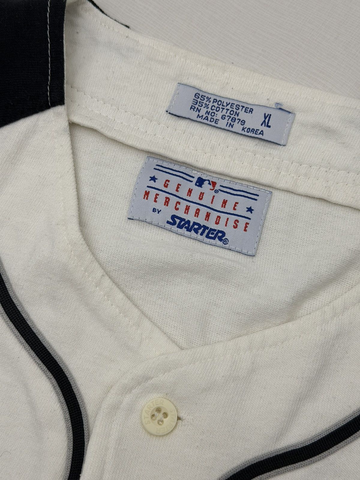 Starter Vintage 90s Chicago White Sox MLB Starter Tail Sweep Script Size US XL / EU 56 / 4 - 6 Thumbnail