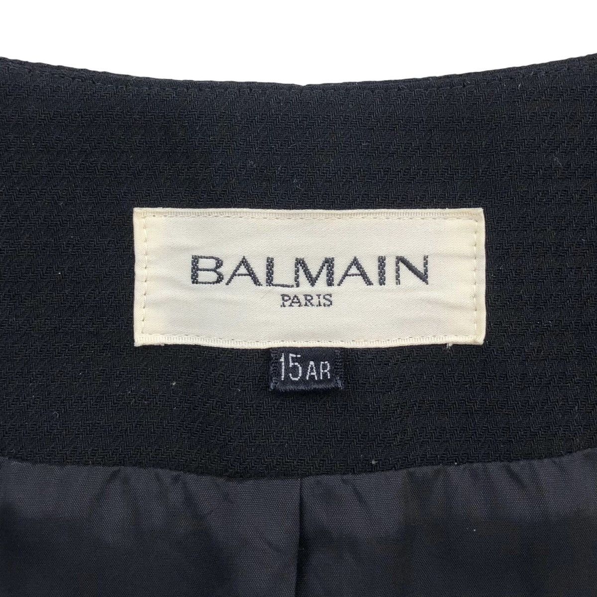 Balmain Balmain Paris Black Women Button Up Blazer /Jacket Size M / US 6-8 / IT 42-44 - 9 Thumbnail