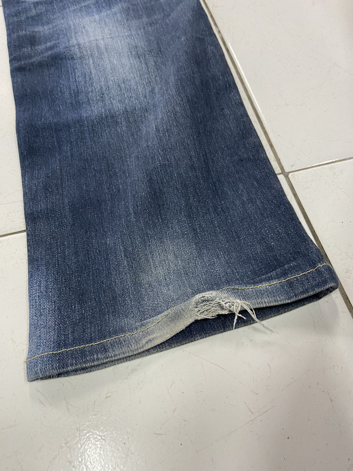 Japanese Brand BACK NUMBER RELAXY DENIM JEANS Size US 32 / EU 48 - 4 Thumbnail