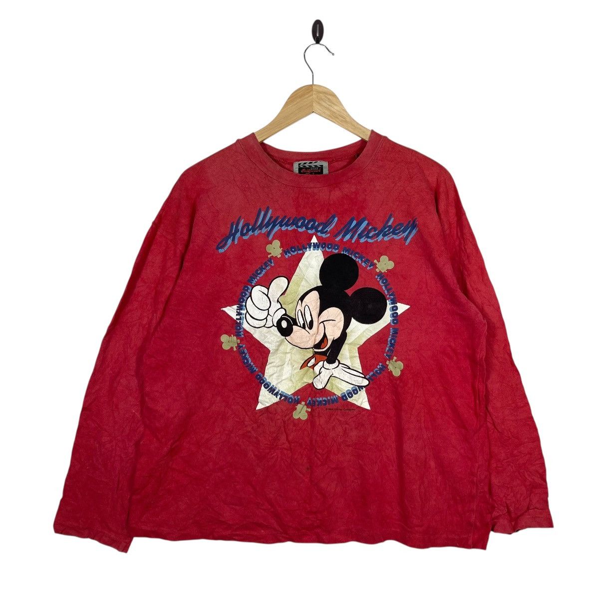 Disney HOLLYWOOD MICKEY DISNEY GRAPHIC SWEATSHIRT VINTAGE Size US L / EU 52-54 / 3 - 1 Thumbnail