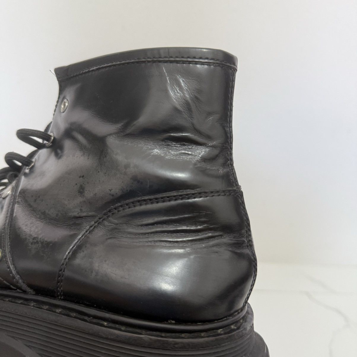Alexander McQueen Alexander Mcqueen Thread Lace up Boots Size US 9 / EU 42 - 16 Thumbnail