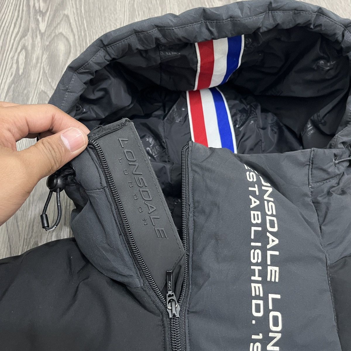 Lonsdale Lonsdale London Trover Winter Jacket Black Grey 🟦 Size US L / EU 52-54 / 3 - 7 Thumbnail