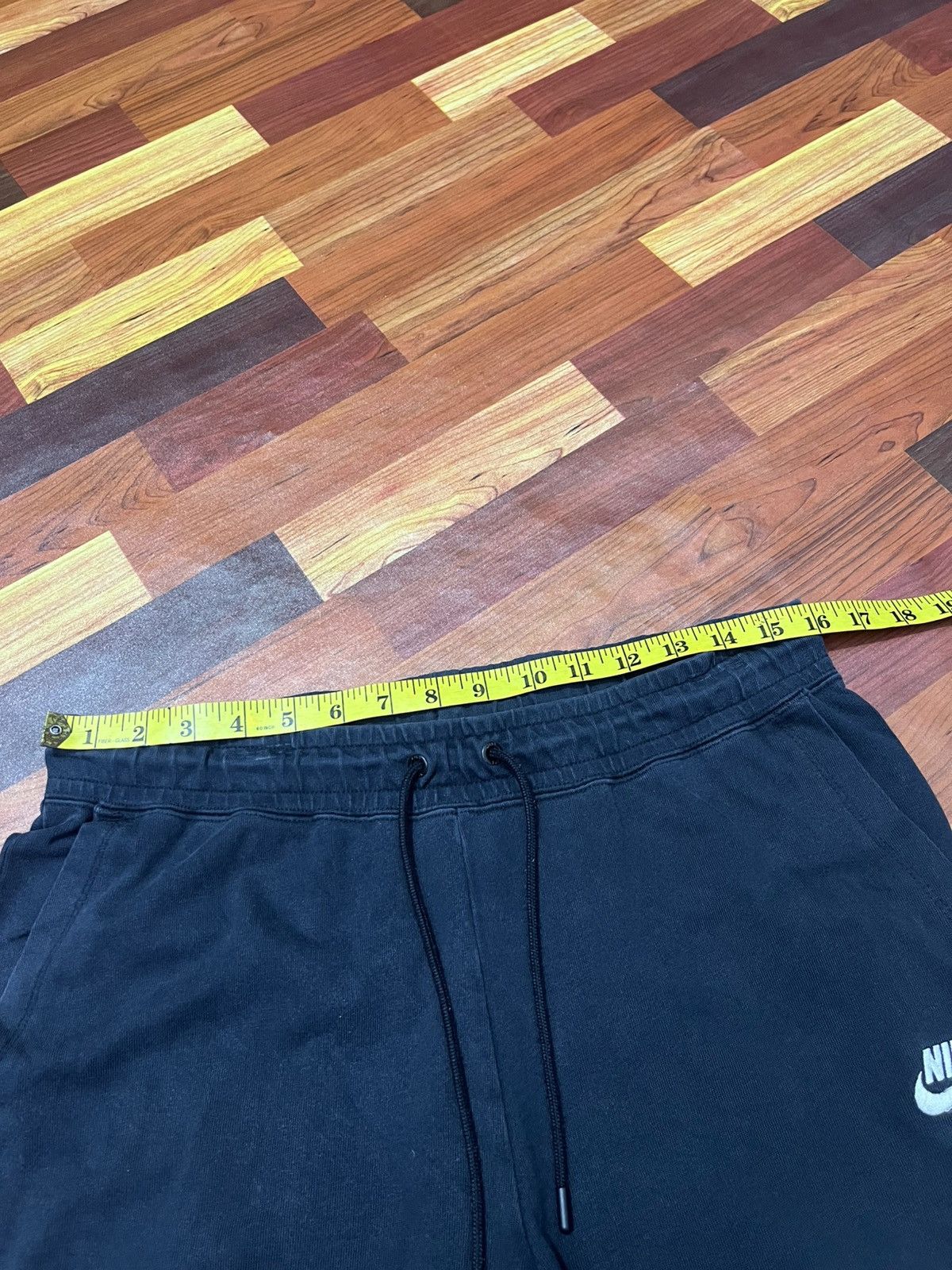 Nike Nike Mini Swoosh Black Sweatpants Joggers Size US 32 / EU 48 - 8 Thumbnail