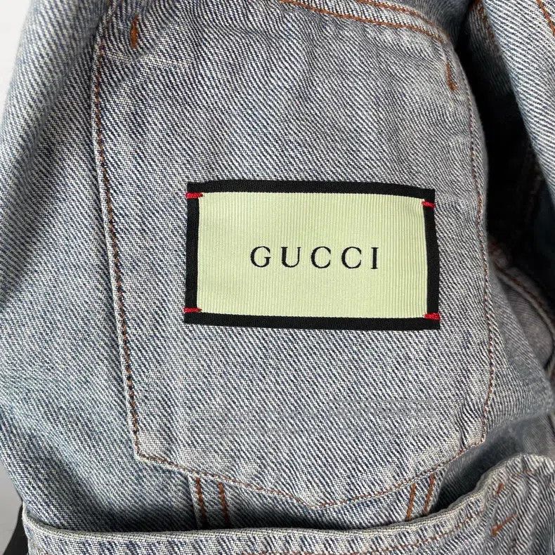 Gucci Gucci Valentine's Day limited apple embroidered denim jack Size XS / US 0-2 / IT 36-38 - 4 Thumbnail