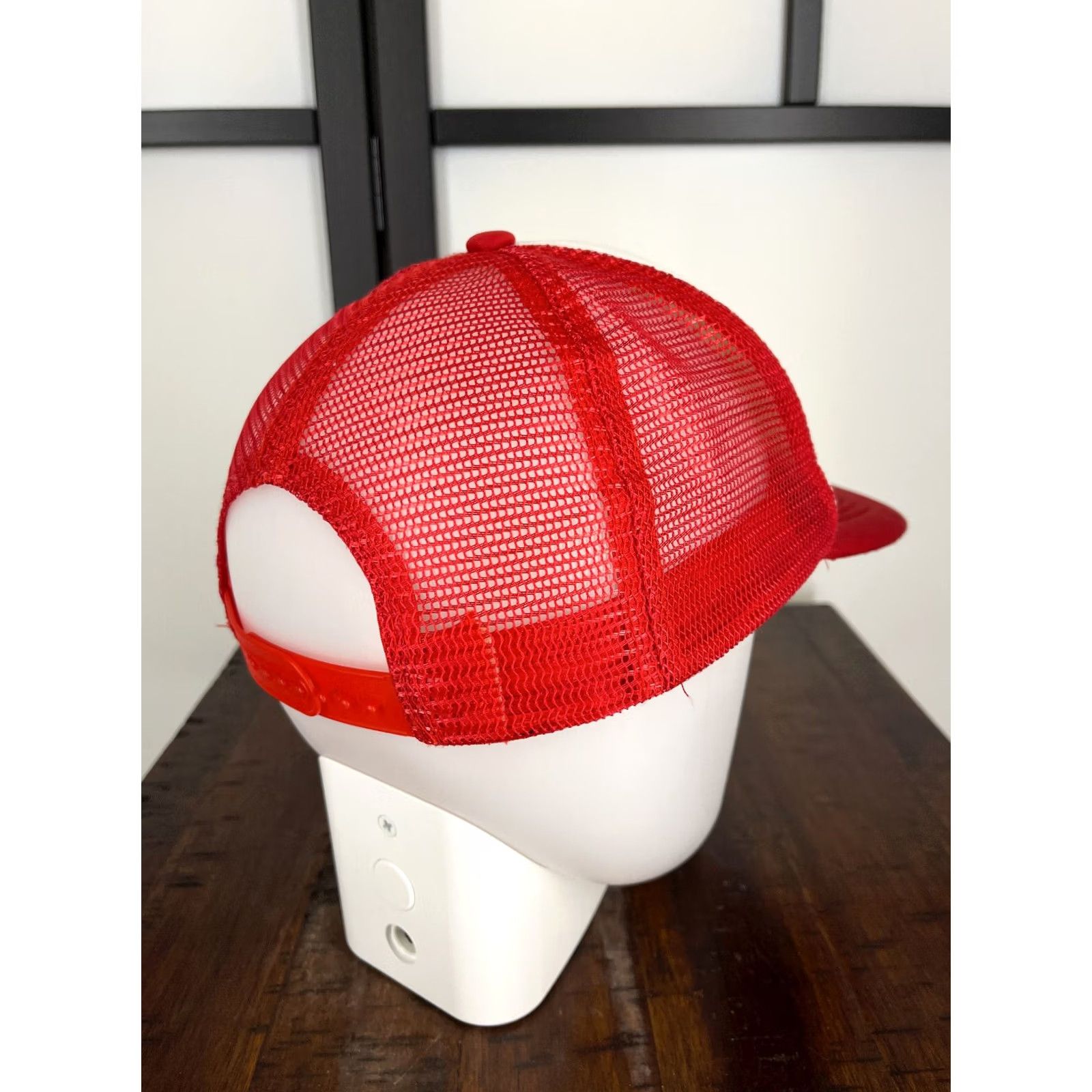 Vintage HitWear Hat Cap Snap Back Adult One Size Red Soccer Trucker Hat Mens Size ONE SIZE - 7 Thumbnail