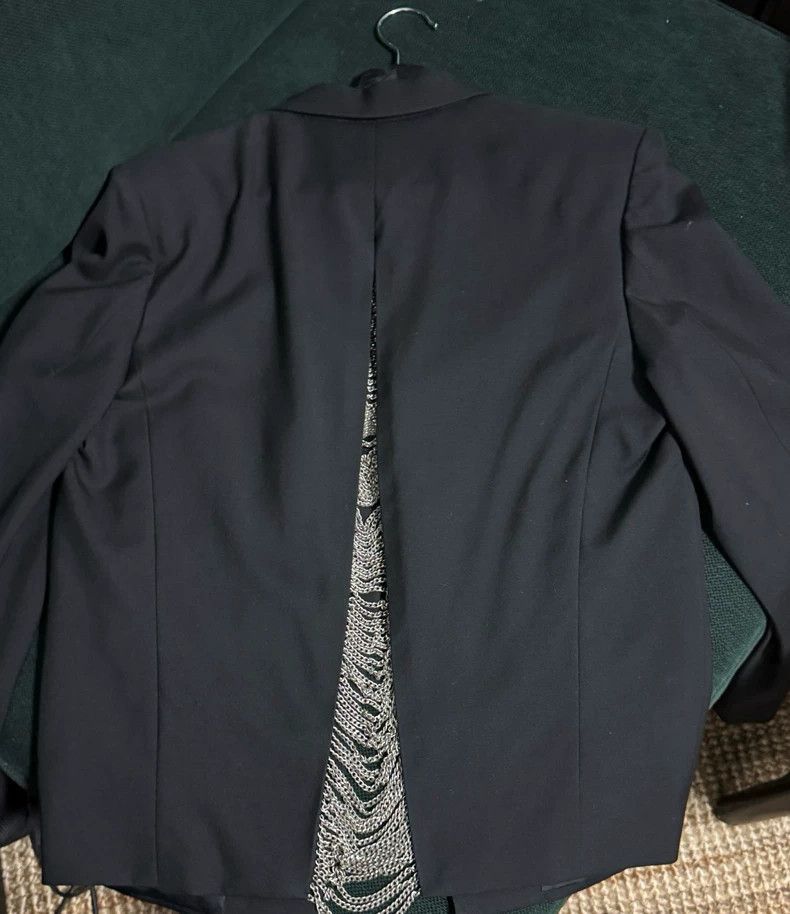 Saint Laurent Paris Saint Laurent Paris Back chain suit jacket-2506 Size US M / EU 48-50 / 2 - 2 Thumbnail