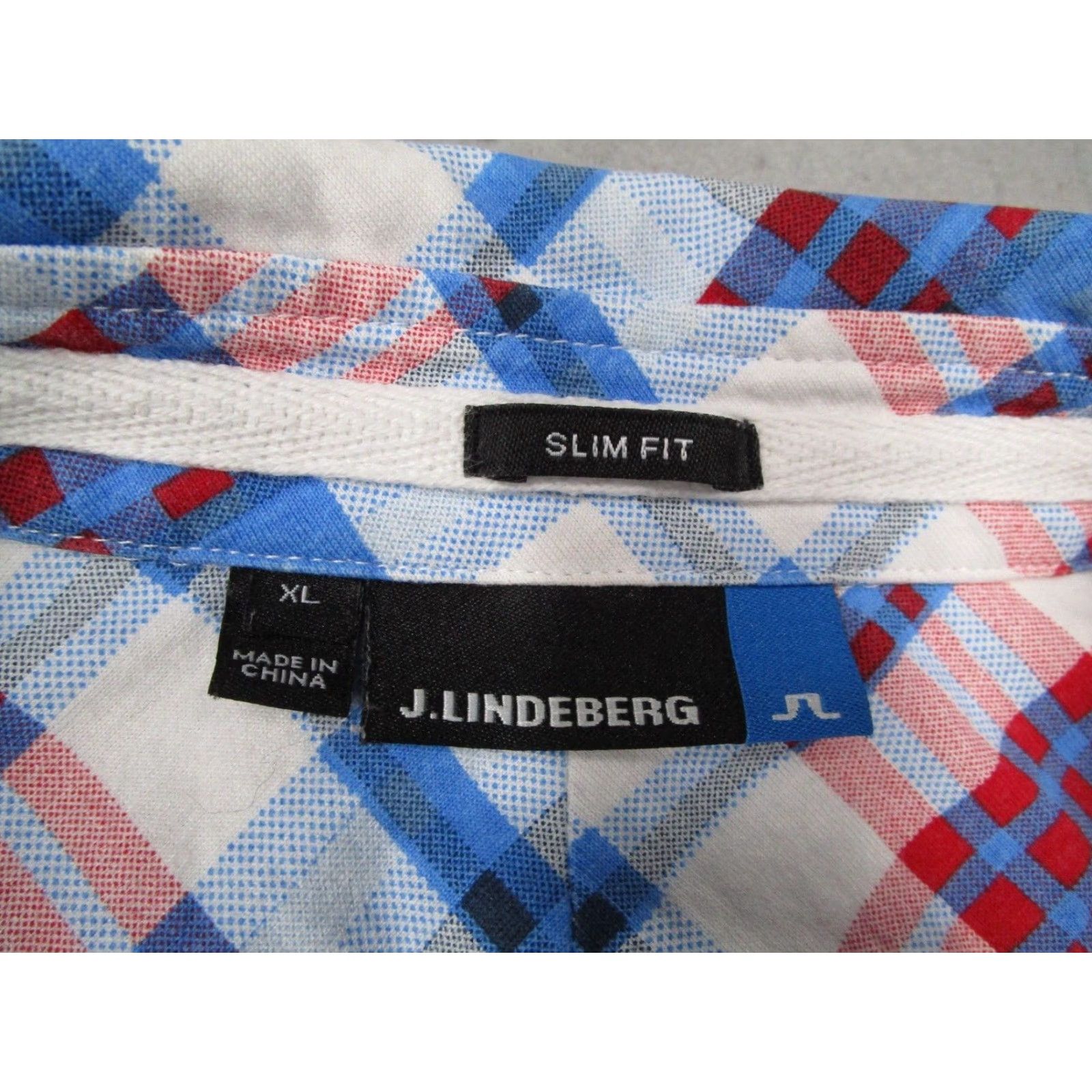 J.Lindeberg J.Lindeberg Polo Shirt Men XL Blue Slim Fit Lux Jersey Short Sleeve Size US XL / EU 56 / 4 - 3 Thumbnail