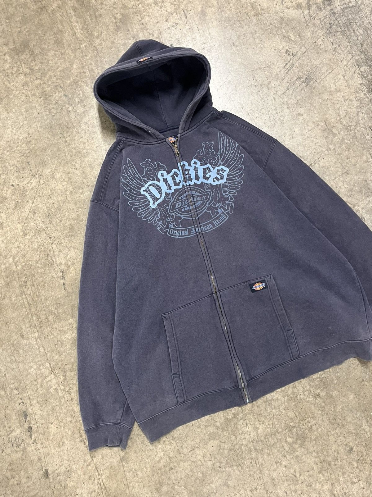 Dickies Y2k zip up dickies hoodie streetwear hype rare grunge skater Size US XXL / EU 58 / 5 - 2 Thumbnail