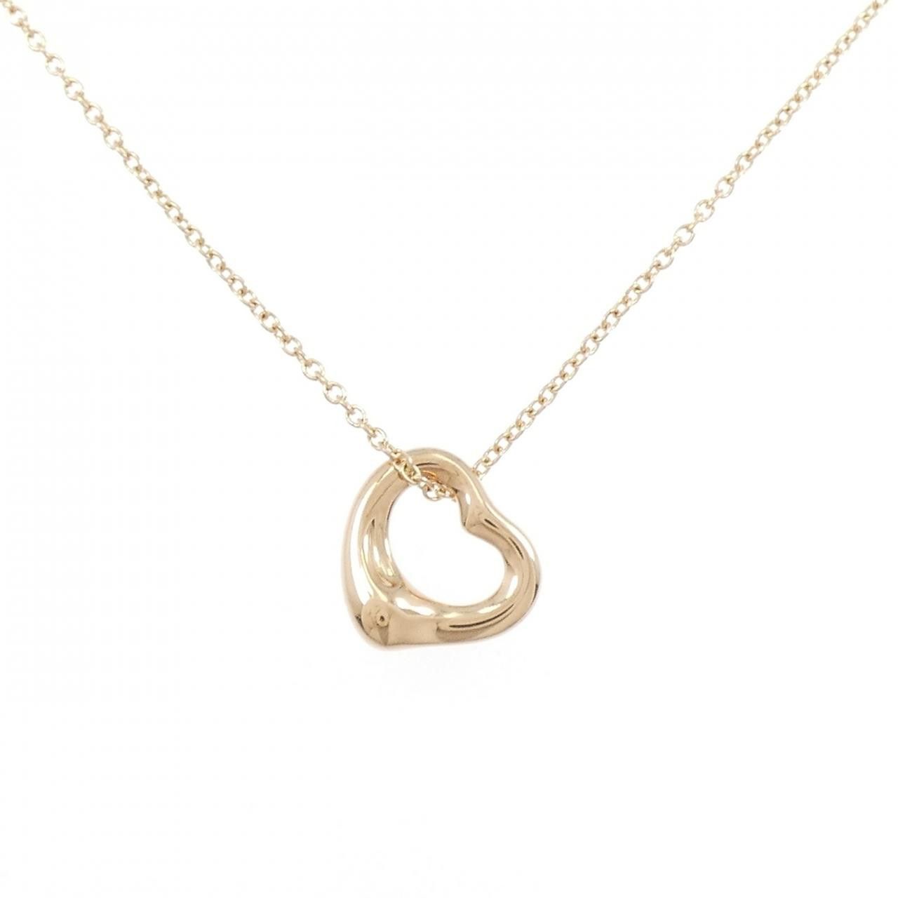 Tiffany & Co. Tiffany Open Heart Au750 Necklace Precious Metal Necklace 60018443 DUTY FREE for USA