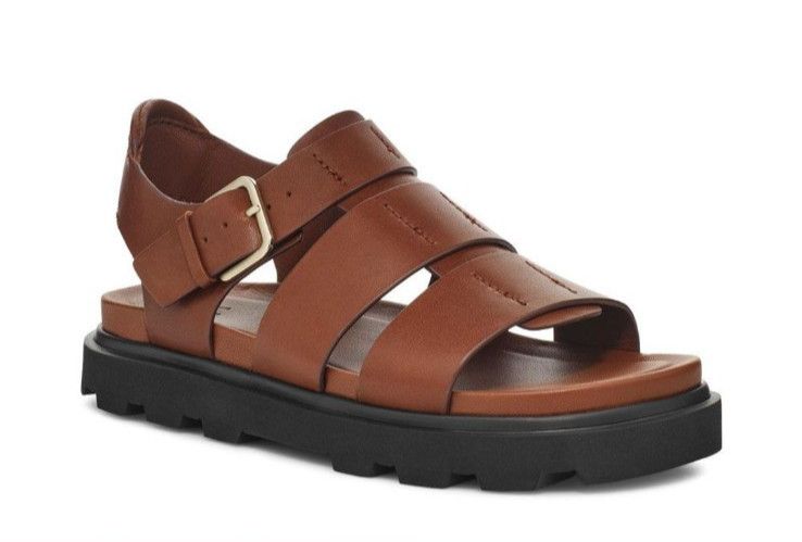 Ugg UGG Capitelle Strap Leather Sandals Women’s Buckle Comfort Size US 10 / IT 40 - 2 Thumbnail