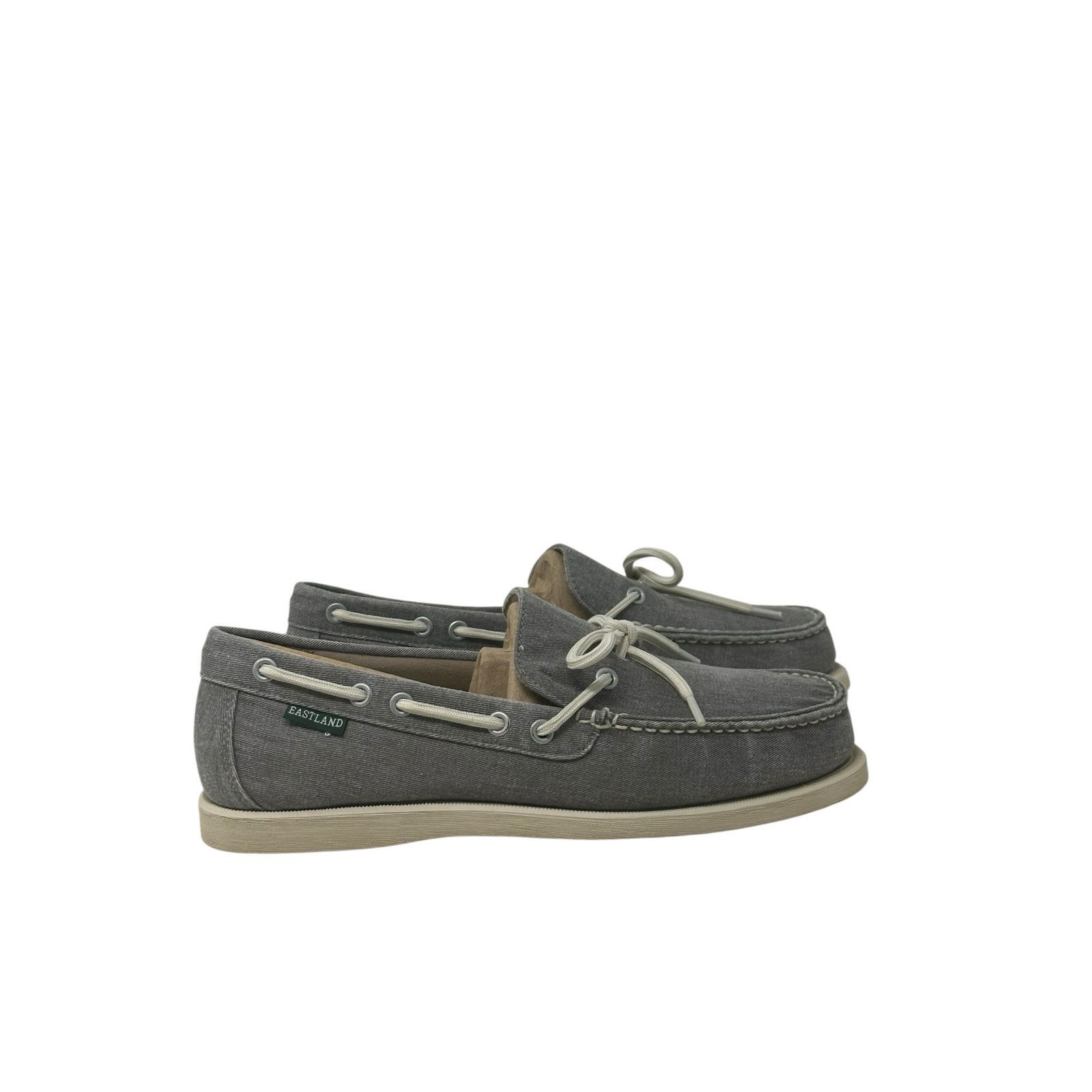 Eastland Eastland Men's Grey Yarmouth Canvas Boat Shoes 8D Size US 8 / EU 41 - 16 Thumbnail