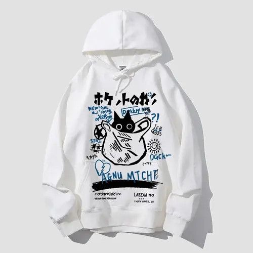 Anime Hirasawa x Aoki Japanese-style Hoodie Size US M / EU 48-50 / 2 - 7 Thumbnail