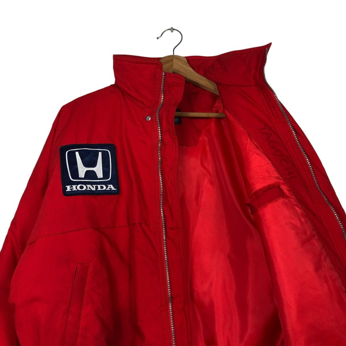 Honda 🔥VINTAGE BOMBER JACKET HONDA COLLECTION BIG LOGO Size US L / EU 52-54 / 3 - 12 Thumbnail