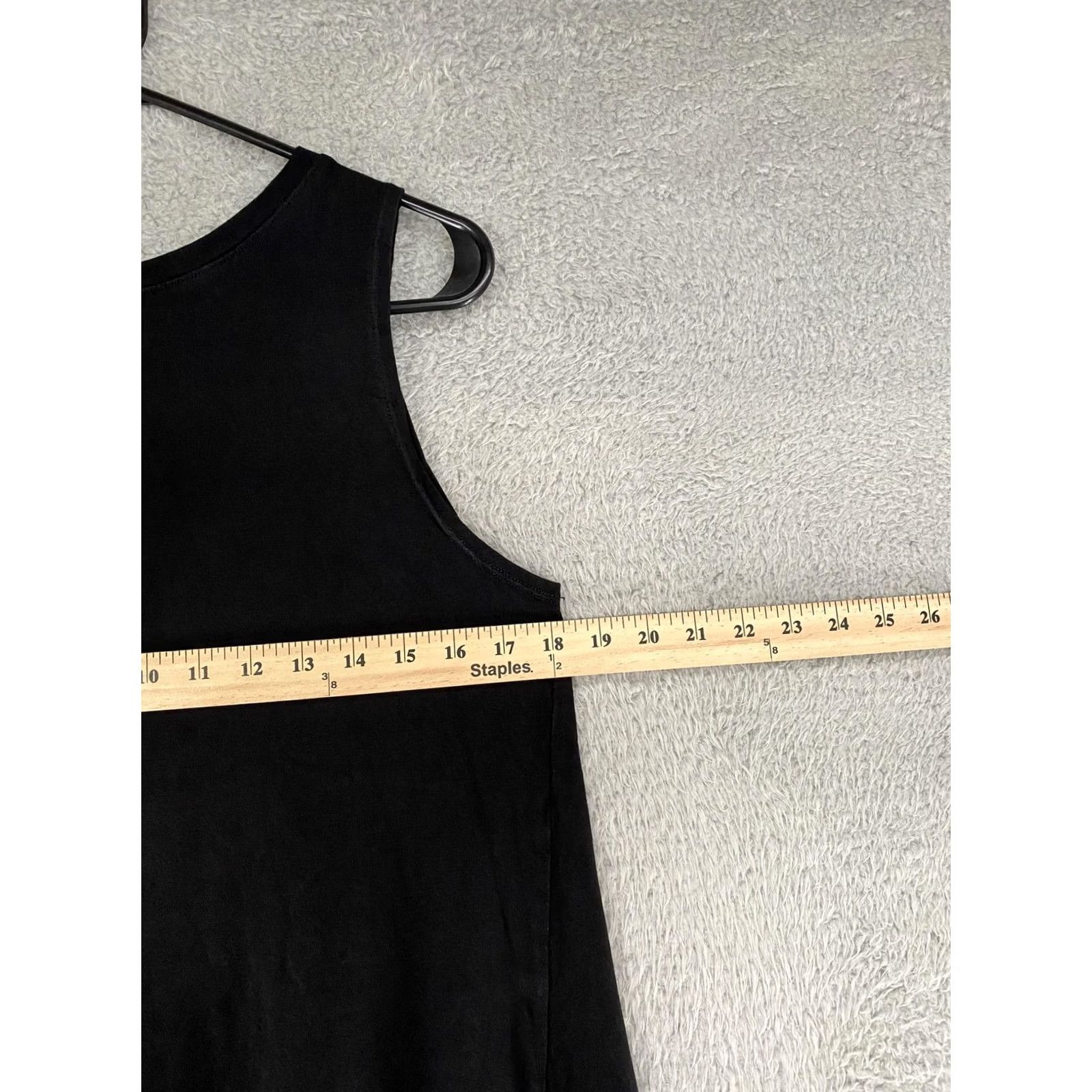 Kowtow Kowtow Dress Womens M Black Organic Cotton Tank Maxi Minimalist Summer Lagenlook Size M / US 6-8 / IT 42-44 - 4 Thumbnail