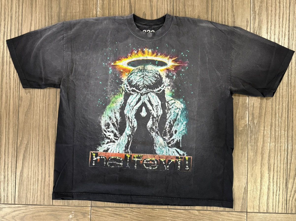 Half Evil ⚡️ Half Evil 333 Boxy Fit Sacraficed Tee Shirt 2XL XXL ⚡️ Size US XXL / EU 58 / 5 - 2 Thumbnail